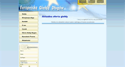 Desktop Screenshot of gieldadlugi.eu