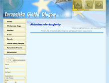 Tablet Screenshot of gieldadlugi.eu